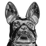 Figura De Corativa Bull Terrier Plata