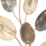 Figura Decorativa De Hojas Africanas Multicolor