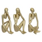 Set de 3 Figuras Decorativas Femme