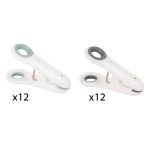 Juego de 24 Pinzas para Ropa