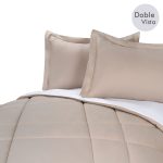 Edredon Y Fundas Decorativas Okapi Arena King Size 100% Poliester