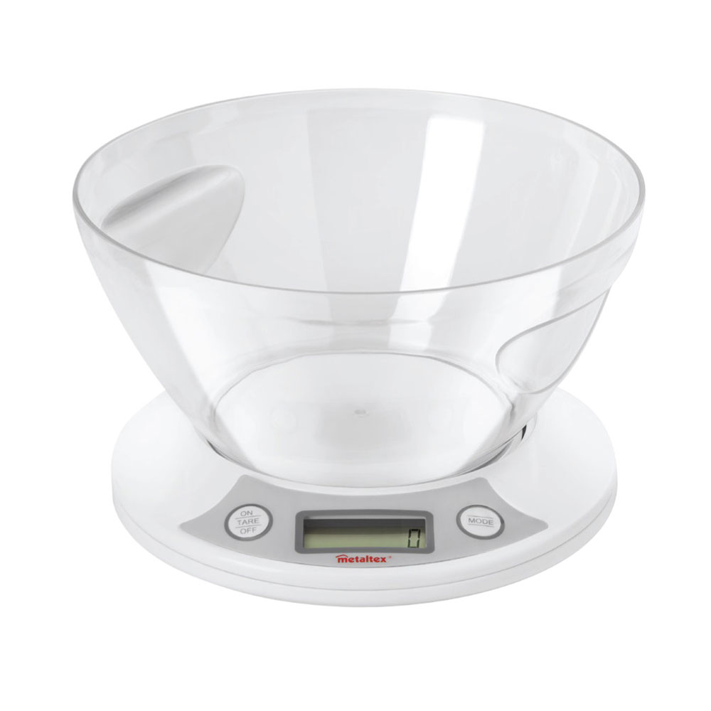 Bascula Digital con Recipiente