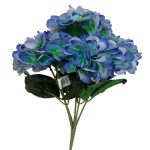 Ramo De Hortensia Azul Con Textura Natural