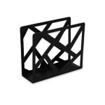 Servilletero Negro 12X10 Cm De Metal Varios Modelos