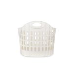 Cesto De Ropa Sucia Azul 56X36X39 De Plastico