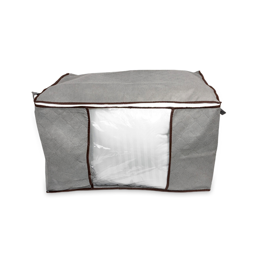 Bolsa Organizadora Gris 60X40X35 Cm De Tela