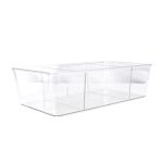 Organizadr De Acrilico Con Divisiones 26.3X15.5 Cm