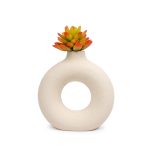 Florero Redondo Tipo Botella