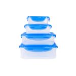 Juego De 4 Contenedores De Plastico