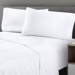 Juego De Sabana Taylor Blanco Matrimonial 50%Algodon Y 50% Poliester