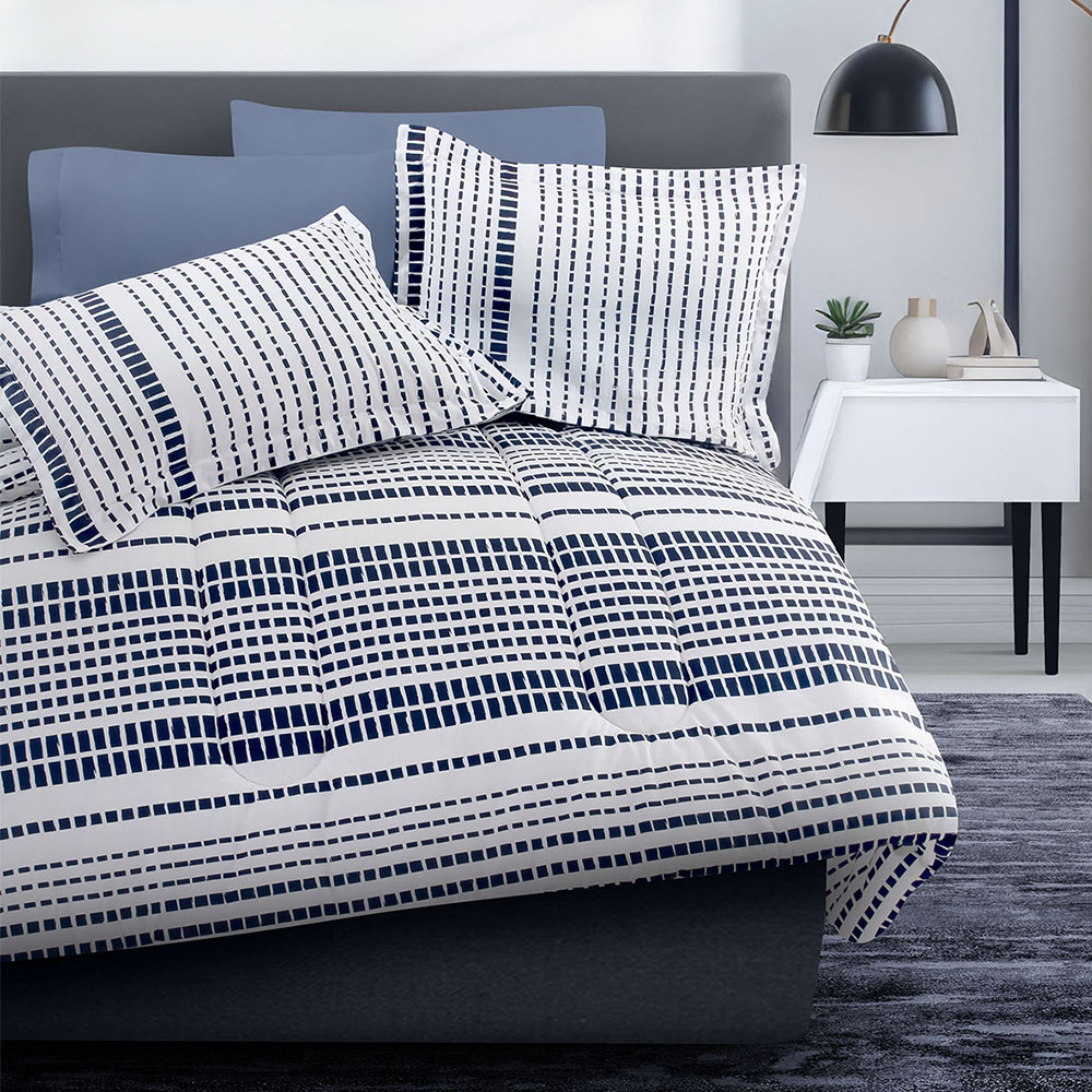 Edredon Y Fundas Decorativas Riven Matrimonial 100%Algodon